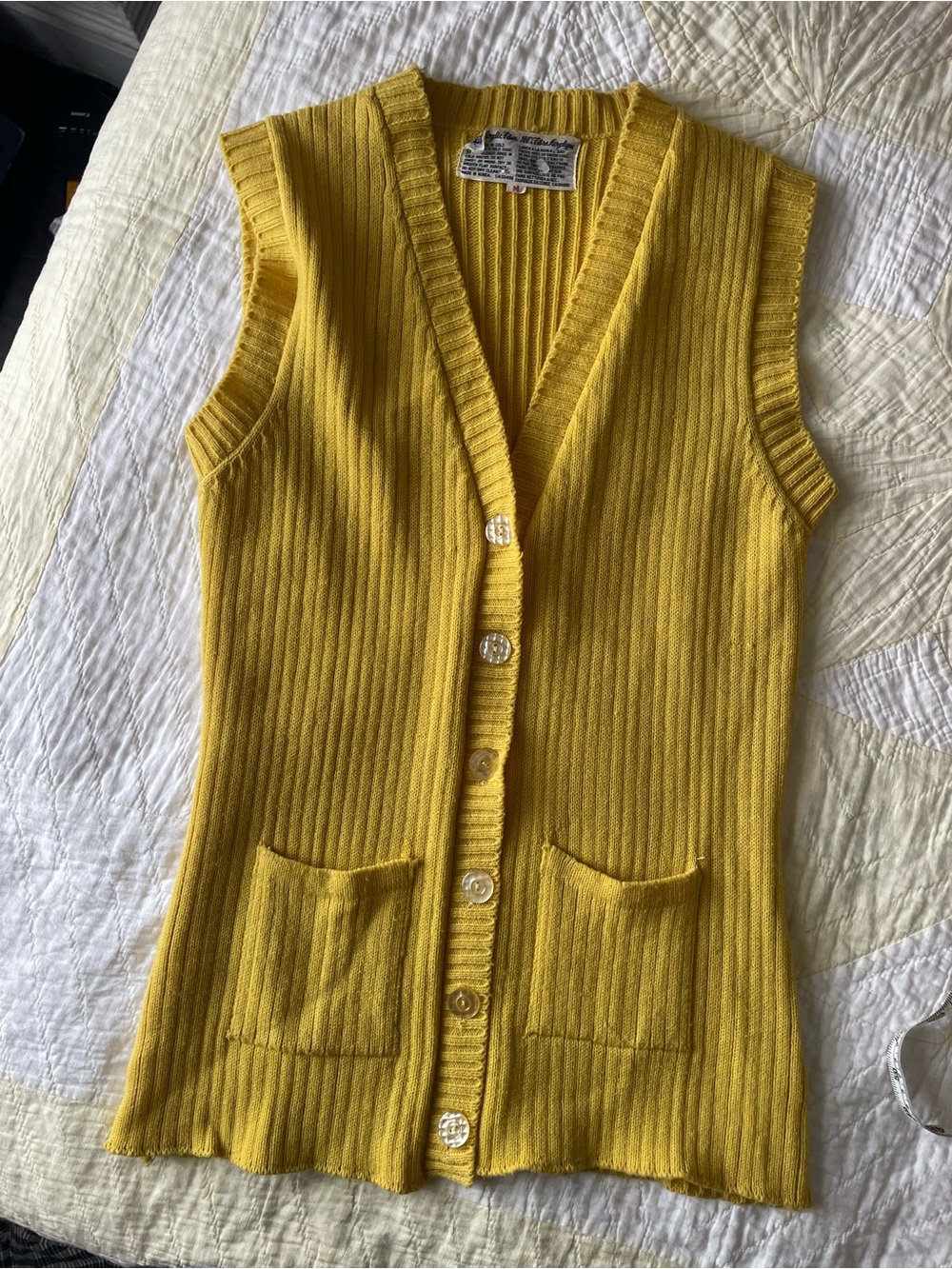 Longline 70s Sweater vest